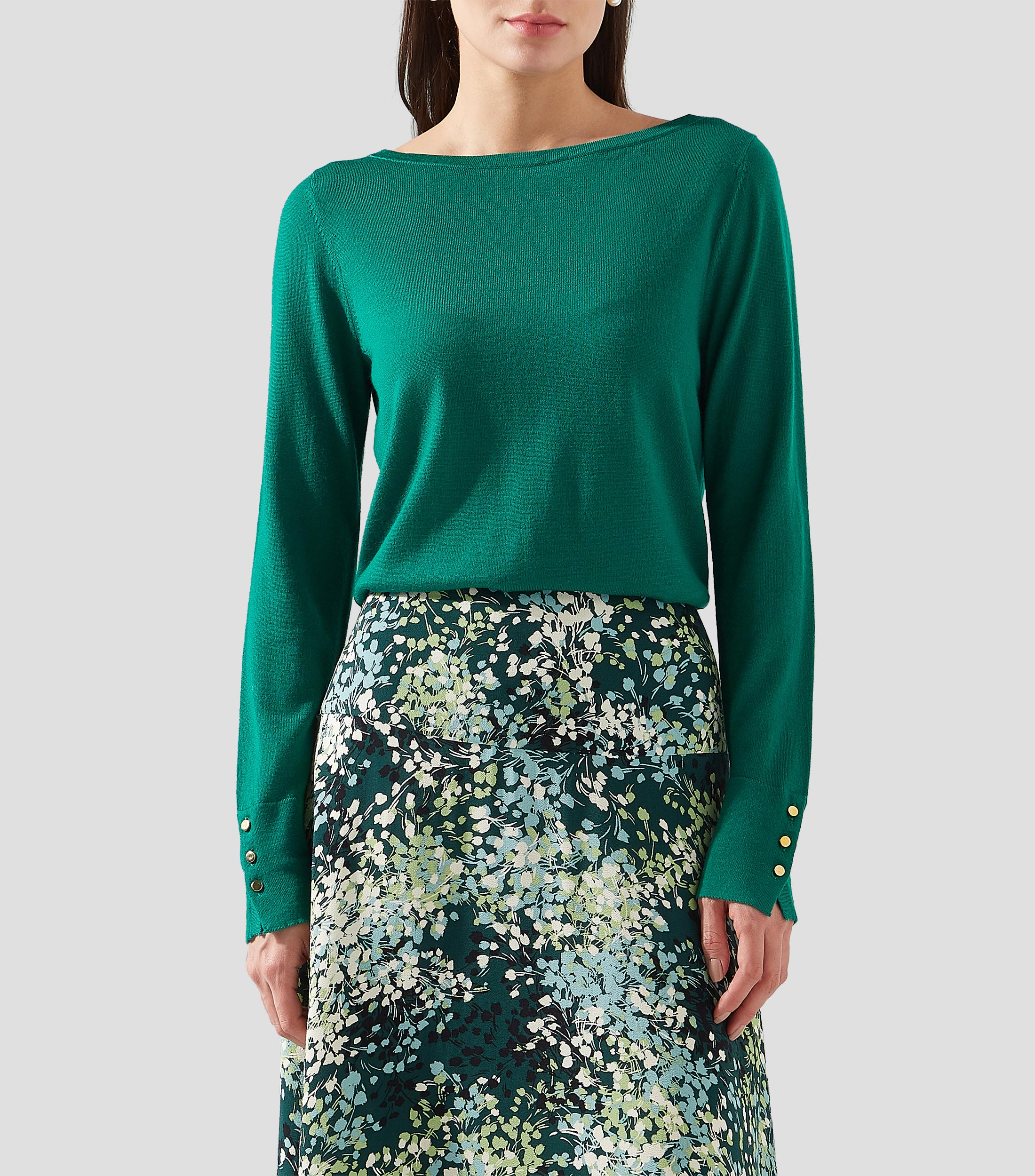 Suéter cuello redondo Mujer